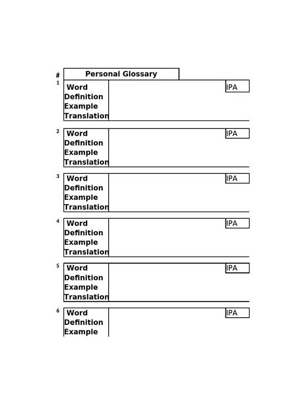 Rummy How-To: Create a Personal Glossary for New Formats